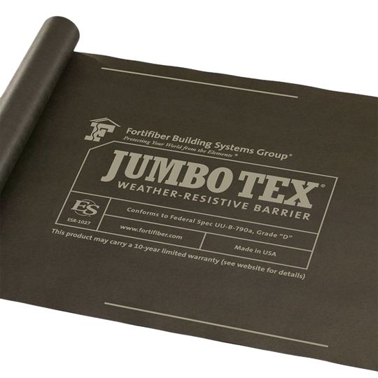 Fortifiber 40" x 97' Jumbo Tex Weather-Resistive Barrier