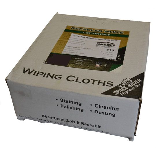 Roofmaster #10 Cotton Knit Wiping Rags