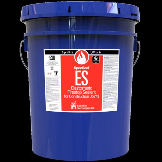 STI - Firestop Authority Sti ES105R Elastomeric Firestop Sealant - Red - 5 Gallon Pail