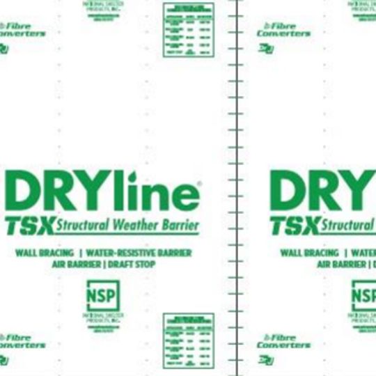 Fibre Converters 1/8" x 4' x 8' DRYline Tsx Green-Grade Structural Sheathing