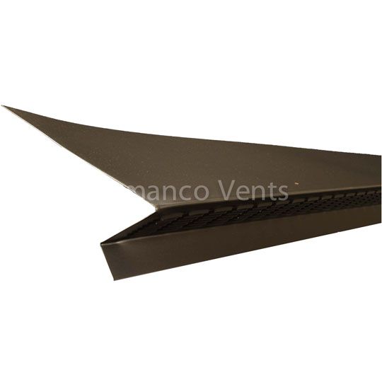 Lomanco 10' Continuous Soffit Drip Edge Starter Vent — Roofing Accessories — LOMSV10WB
