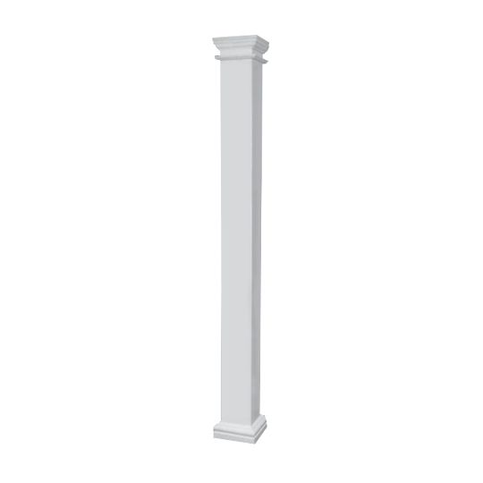 HB&G Building Products (46032) 10" x 10" x 10' Plain Square PermaCast Column