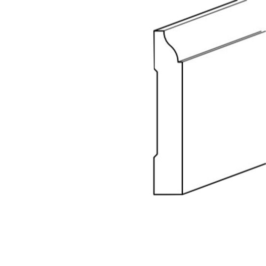 CertainTeed Siding 9/16" x 3-1/4" x 16' Baseboard Trim
