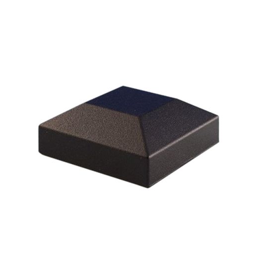 Poly Rail 4" Flat Cap — PRL4FCTBK