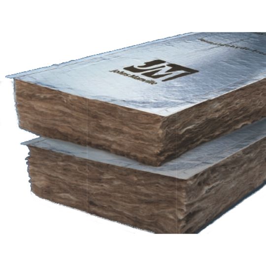Johns Manville Plain Foil-Faced Fiberglass Batt Insulation — F197