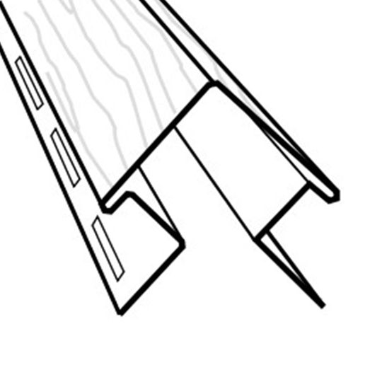 Gentek 3/4" Steel Universal Outside Corner Post — GTKSUOSCP34CB