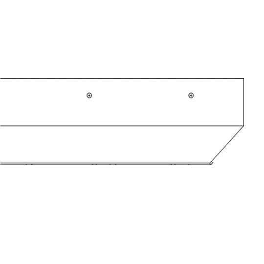 Coastal Metal Service .032 End Wall Trim — Metal Roofing — CEW032RB