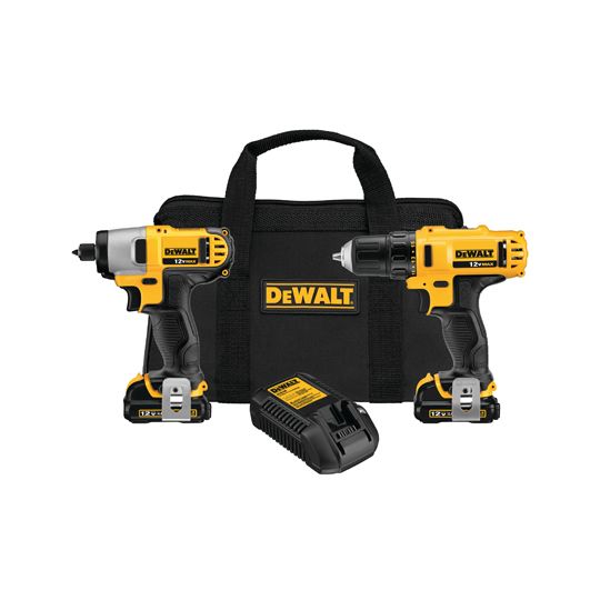 DeWalt 12V Max Cordless Li-Ion Drill & Impact Driver Combo Kit