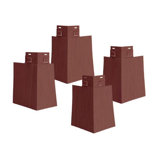 CertainTeed Siding Cedar Impressions 7" Perfecton Offset Mitered Corner Post - Box of 4 — CERMCO7AR