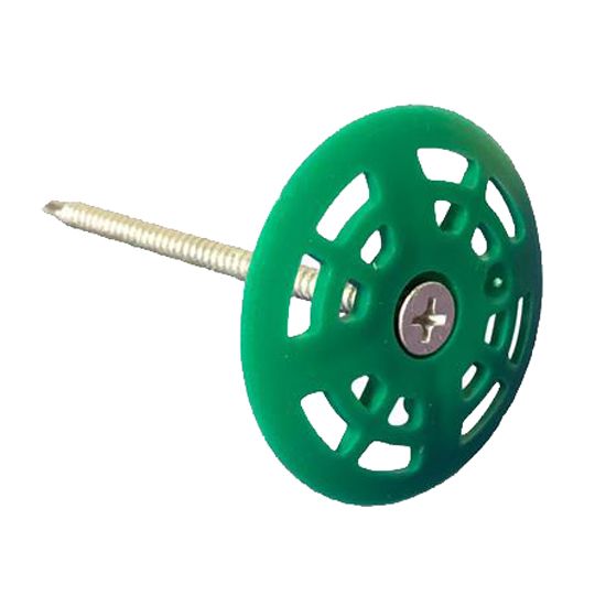 Wind-Lock #8 x 3" Ci-LOCK Continuous Insulation Assembled Plates Fastener - Box of 1,000