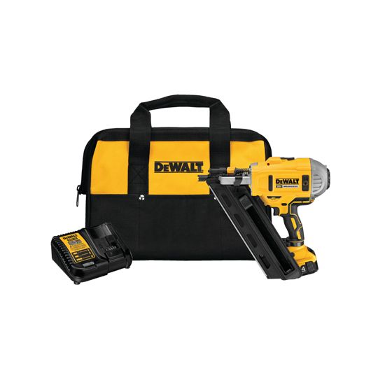 DeWalt 20V Max Cordless Dual-Speed 30° Paper Collated Framing Nailer Kit