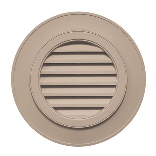 Mid-America Designer Series Round Gable Vent without Keystones — MABGVRD28030