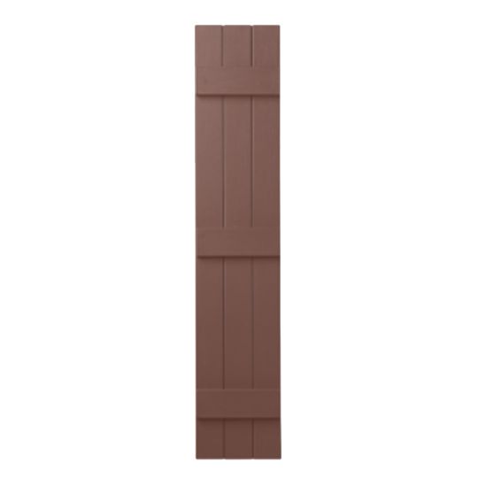 Mastic 11" x 55" Board & Batten Standard 3-Board Shutters - Closed style — ACOVIN3C115538