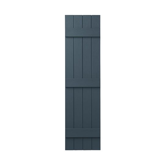 Mastic 15" x 31" Board & Batten Standard 4-Board Shutters - Closed Style — ACOVIN4C153195
