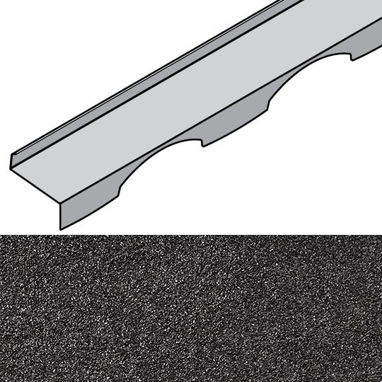 Unified Steel 3-3/4" x 79" Barrel-Vault Top Row — BORTRVB79CH