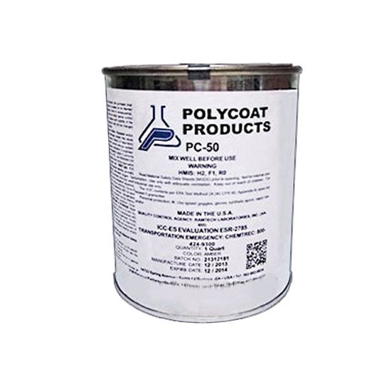 Polycoat Products PC-50 Basecoat Thickener/Accelerator - 1 Quart Can