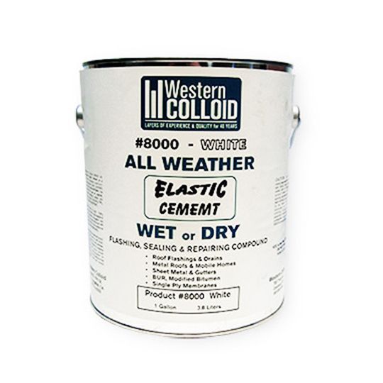 Western Colloid 8000 All Weather Elastic Cement - 1 Gallon Pail