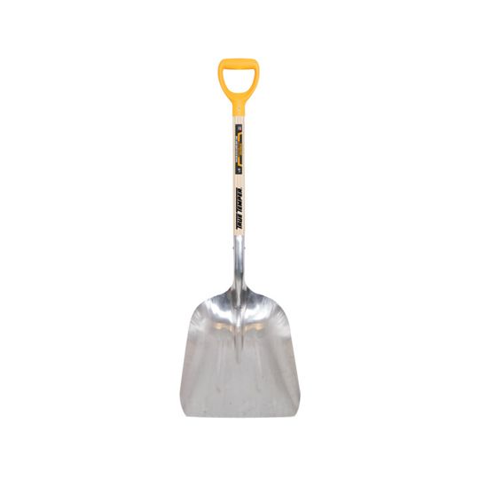 Ames #10 Aluminum Scoop with Hardwood Handle and D-Grip