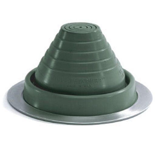 Champion Metal of Washington Flashers #2 Reg Roof Jack Pipe Boot 1-3/4" - 3-1/4" — Commercial Flashings — CM12GF134314