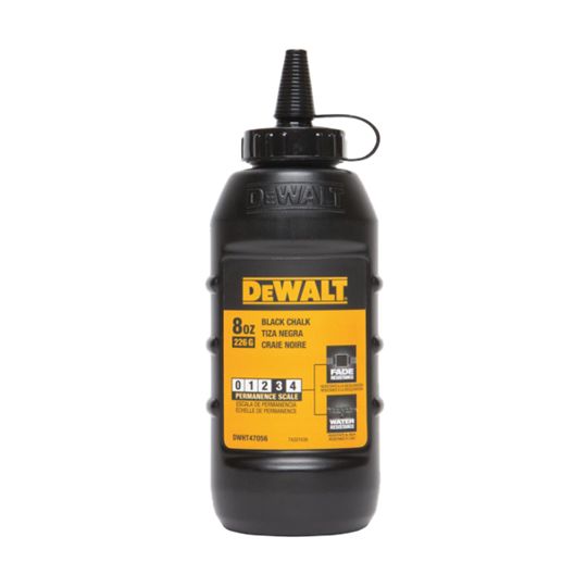 DeWalt Chalk - 8 Oz. Bottle — BCHDEWCLKBLK8OZ