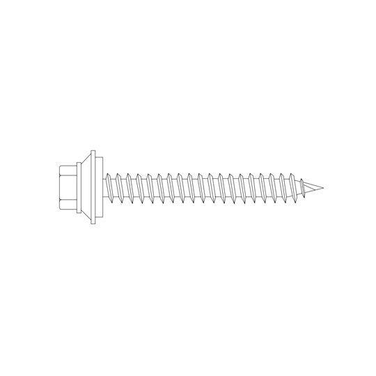 Metal Sales #9-15 x 1-1/2" Wood Screws - Bag of 250 — MTS112WSDB