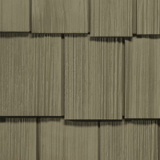 CertainTeed Siding Cedar Impressions Double 9" Staggered Rough-Split Polymer Shake Siding — CERCID9RSSHS