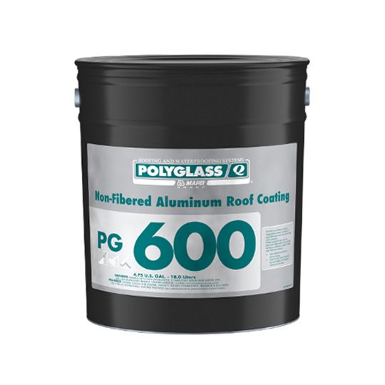 Polyglass Pg 600 Non-Fibered Aluminum Roof Coating