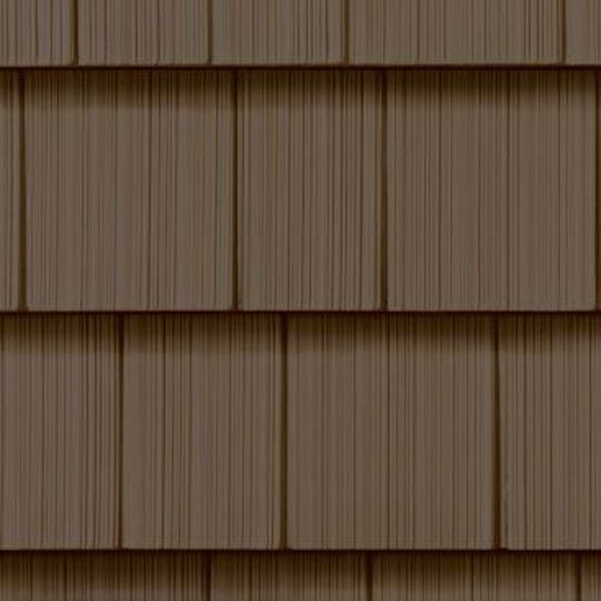 CertainTeed Siding Northwoods Single 7" Straight Edge Perfection Vinyl Shingle Siding — CERNWS7SESBR