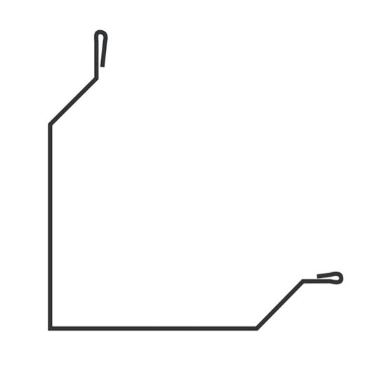 Everlast Roofing 10' Everlast Ii Painted Wide Rake/Corner