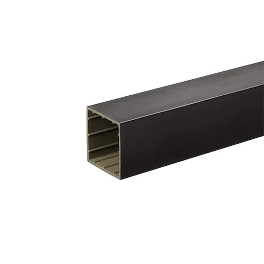 TimberTech 5" x 5" x 12' RadianceRail Post Sleeve — TTERRPS5512BK
