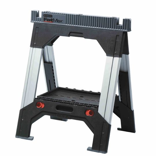 Bostitch FatMax Plastic Sawhorse with Adjustable Metal Legs