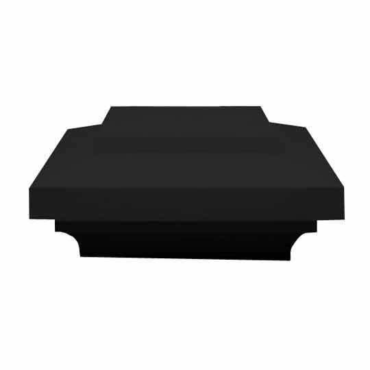 Azek 5-1/2" Island Post Cap for Premier & Trademark — AZKCOIPC55BK