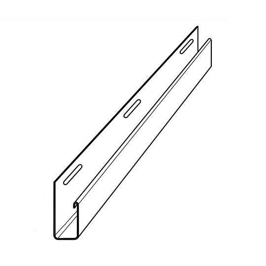 Mastic 5/8" Vinyl All Purpose J-Channel with 1" Face — ACOMVJ051498