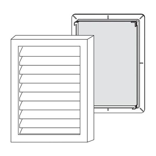 Variform By PlyGem 18" x 24" Rectangular Gable Vent — VARRECTGV182453