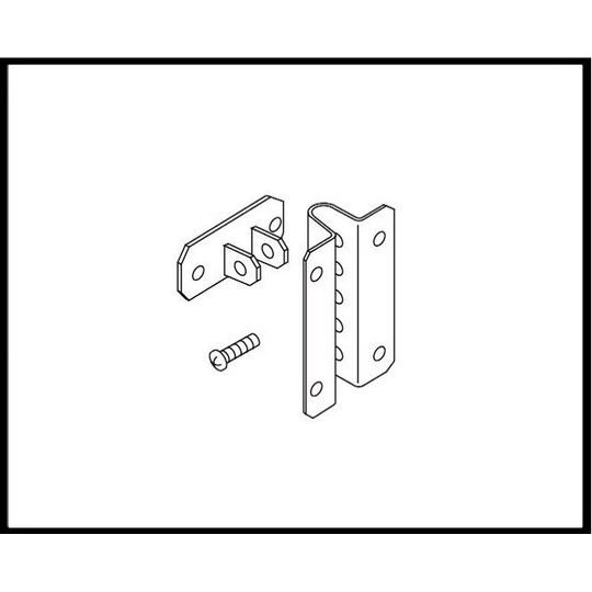 Mastic Downspout Anchor Clip with Screw