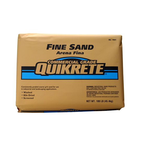 Quikrete #60 Grit Commercial Grade Sand - 100 Lb. Bag