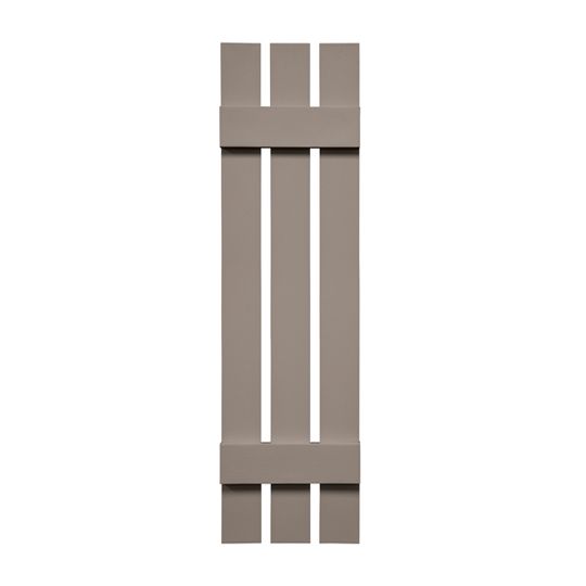 Mid-America Board-N-Batten Standard Three-Board Spaced Shutter — MABBNB3BS1255001