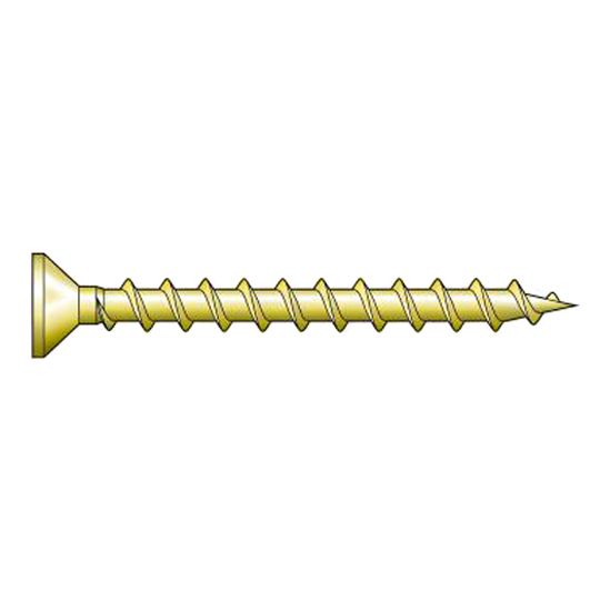 Simpson Strong-Tie 1-3/4" Quik Drive Yellow Zinc Course Twin Thread Wood Screws - Box of 2,000