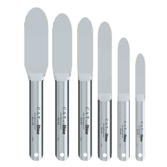 Albion Dispensing Solutions 6 Piece C.A.T. Stainless Steel Spatula Set