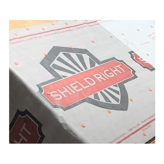 Warrior Roofing Manufacturing Shield Right Synthetic Underlayment