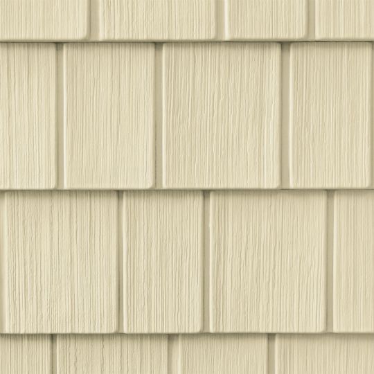 CertainTeed Siding Northwoods Single 7" Straight Edge Rough-Split Vinyl Shake Siding — CERNWS7RSDT