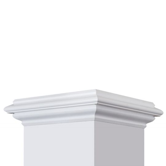 Wolf Home Products 4" x 4" Belmont Cap Column Wrap