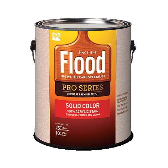 PPG Industries (FLD822) Flood Pro Series Solid Color 100% Acrylic Stain with Deep Base - 5 Gallon Pail