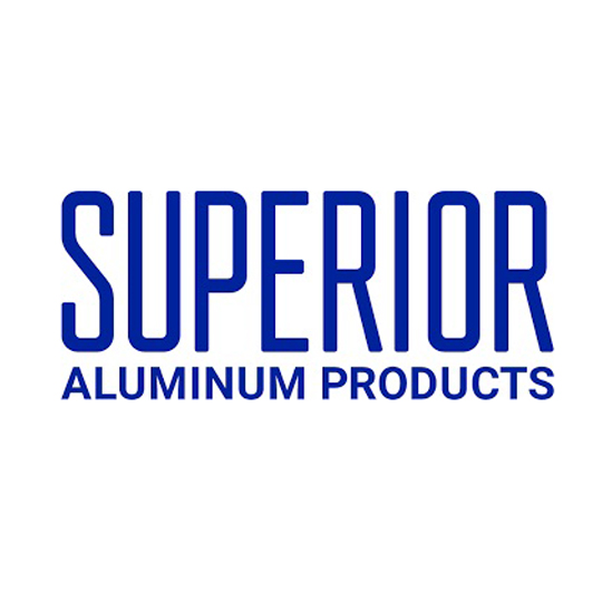 Superior Aluminum Sup 6" Sq Flt Column 8' White