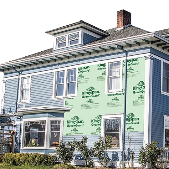 Kingspan Insulation 3/8" x 4' x 50' GreenGuard XP38 Fanfold Siding Underlayment — PBPGG38XP450