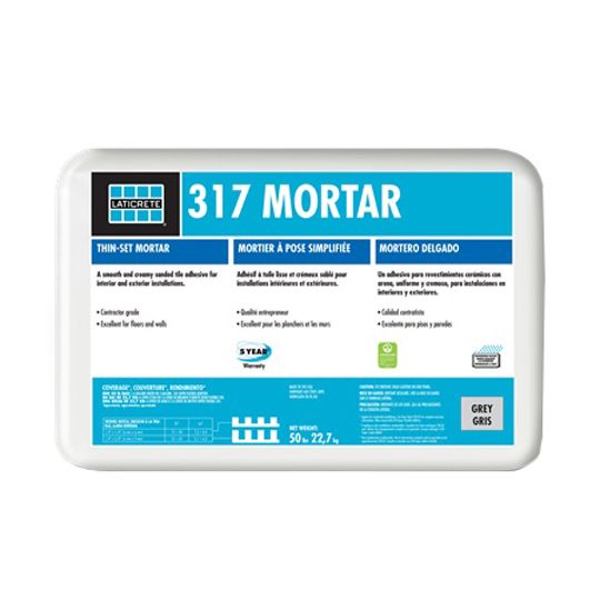 LATICRETE International 317 Thin-Set Mortar - 50 Lb. Bag — LAT317G50