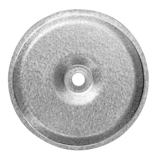 TRI-BUILT Galvalume Barbed Seam Plates — TRIGRPLT2381000B